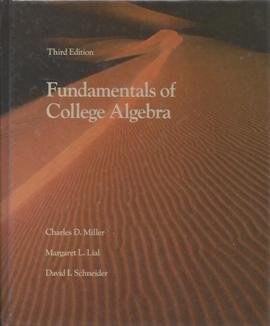 Imagen de archivo de Fundamentals of College Algebra a la venta por SecondSale