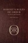 Imagen de archivo de Roberts Rules of Order a la venta por SecondSale