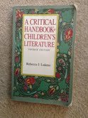 Stock image for A Critical Handbook of Children's Literature for sale by Better World Books: West