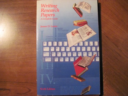 Imagen de archivo de Writing Research Papers: A Complete Guide a la venta por SecondSale