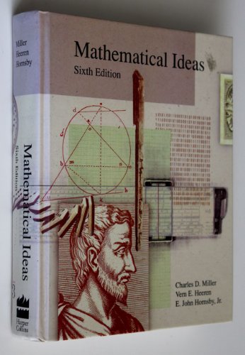 Imagen de archivo de Mathematical Ideas a la venta por BookHolders
