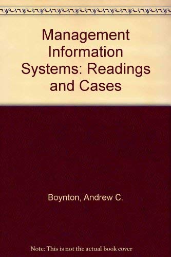 Beispielbild fr Management Information Systems : Readings and Cases zum Verkauf von Better World Books