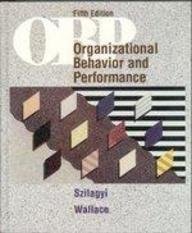 9780673389886: Organizational Behaviour and Performance