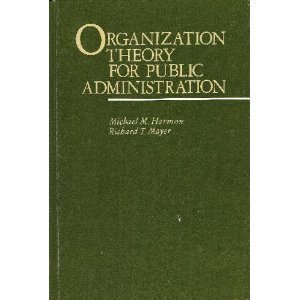 9780673390226: Organization Theory for Public Administration