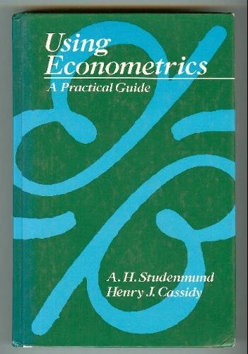 Imagen de archivo de Using Econometrics a la venta por Better World Books