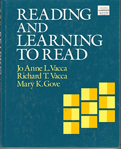 Reading: Learning to Read (9780673391858) by Vacca, Richard T.; Gove, Mary K.