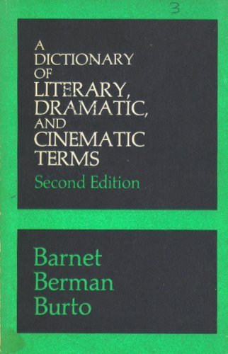 Beispielbild fr A Dictionary of Literary, Dramatic, and Cinematic Terms zum Verkauf von Better World Books