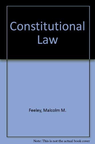 Stock image for Constitutional Law for sale by HPB-Red