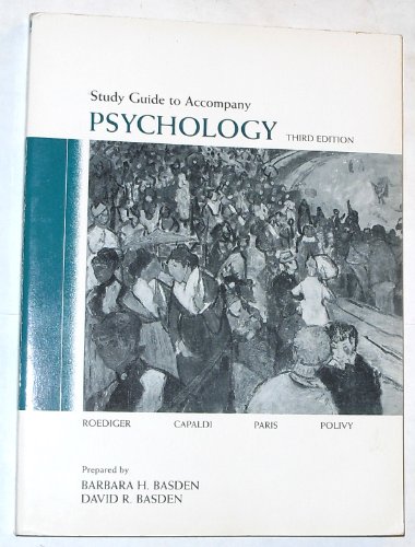 Psychology: Study Guide (9780673396983) by Roediger, Henry L.