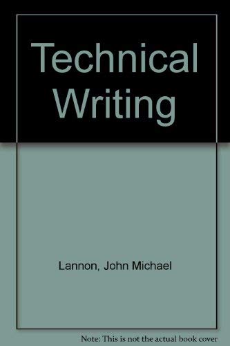 Imagen de archivo de Technical Writing a la venta por SecondSale