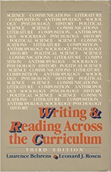 Imagen de archivo de Writing and Reading Across the Curriculum a la venta por Better World Books
