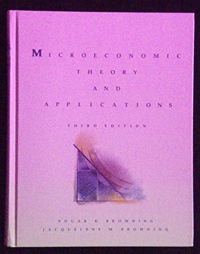 Imagen de archivo de Microeconomic Theory and Applications a la venta por SecondSale