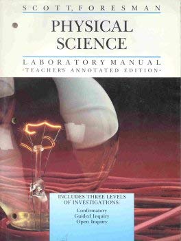 Imagen de archivo de Scott, Foresman Physical Science Laboratory Manual Teacher's Annotated Edition a la venta por The Book Garden