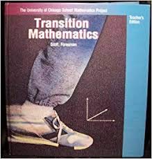 Stock image for Transition Mathematics for sale by HPB-Red