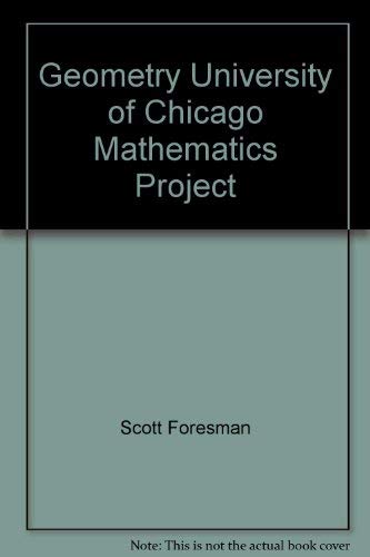 Beispielbild fr Geometry University of Chicago Mathematics Project zum Verkauf von Better World Books