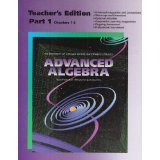 Imagen de archivo de UCSMP Advanced Algebra, Vol. 1 Teacher's Edition, Chapters 1-6 a la venta por SecondSale