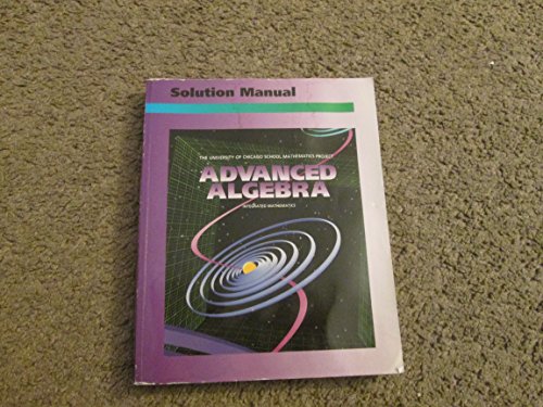 9780673458148: Advanced Algebra: Itegrated Mathematics (University of Chicago School Mathematics Project)