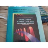 Stock image for Functions, Statistics, and Trigonometry, Part 2, Chapters 7-13 (University of Chicago School Mathematics Project) Teacher Edition for sale by SecondSale