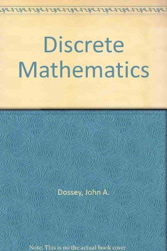 Beispielbild fr Discrete Mathematics zum Verkauf von Ozark Relics and Rarities