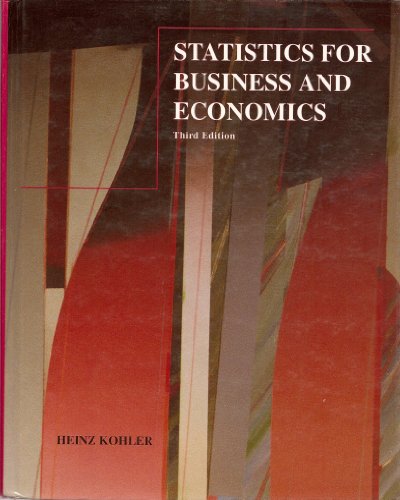 Stock image for Statistics Business and Economics for sale by Better World Books