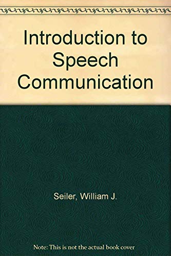 Imagen de archivo de Introductory Speech Communication a la venta por Lighthouse Books and Gifts