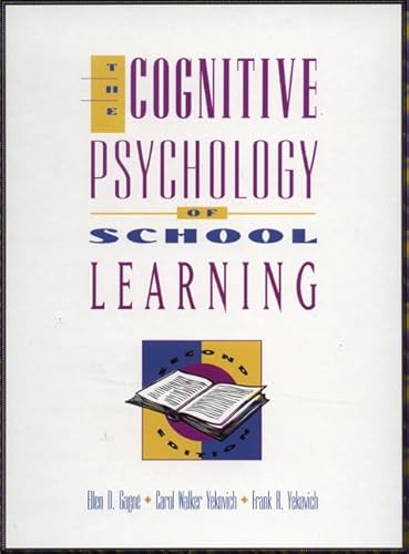 Beispielbild fr The Cognitive Psychology of School Learning zum Verkauf von Better World Books