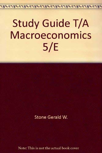 Stock image for Study Guide T/A Macroeconomics for sale by BookHolders