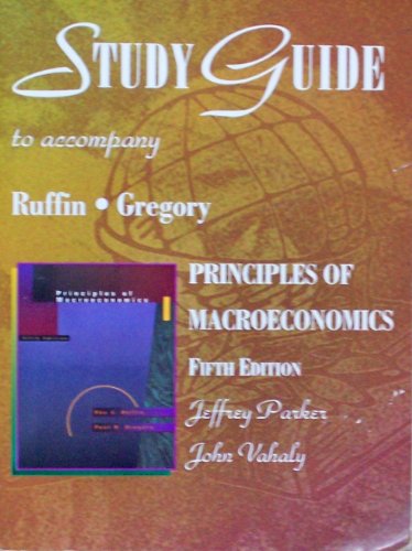 Macroeconomics (9780673465887) by Gregory, Paul R.; Ruffin, Roy J.
