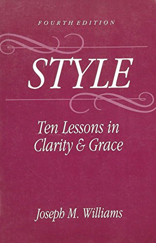 Beispielbild für Style: Ten Lessons in Clarity and Grace zum Verkauf von Hippo Books