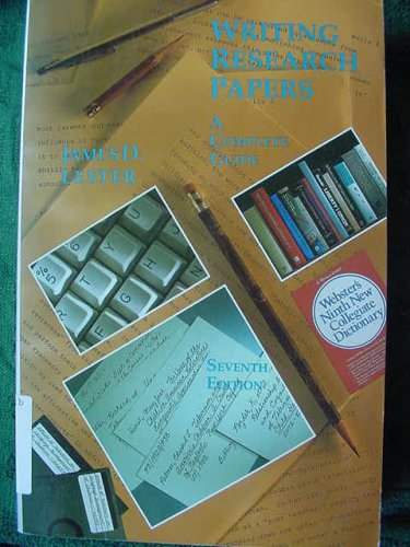 Beispielbild fr Writing Research Papers: A Complete Guide zum Verkauf von BookHolders