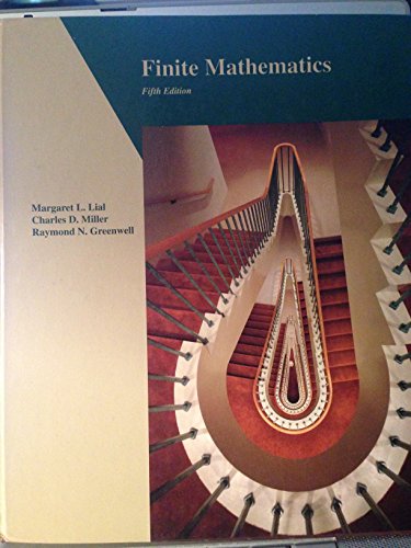 Beispielbild fr FINITE MATHEMATICS zum Verkauf von BennettBooksLtd