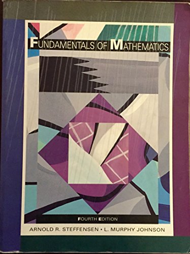 9780673467478: Fundamentals of Mathematics