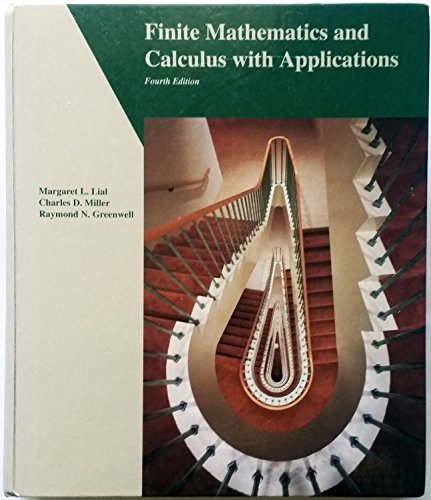 Beispielbild fr Finite Mathematics and Calculus With Applications zum Verkauf von SecondSale