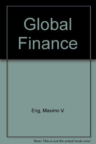 Stock image for Global Finance. for sale by G. & J. CHESTERS