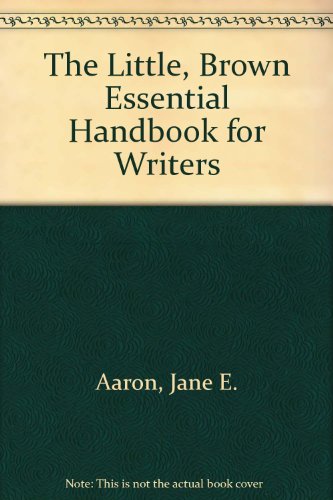 Beispielbild fr The Little, Brown Essential Handbook for Writers zum Verkauf von Wonder Book