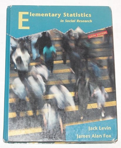Stock image for Elementary Statistics in Social Research for sale by HPB-Red