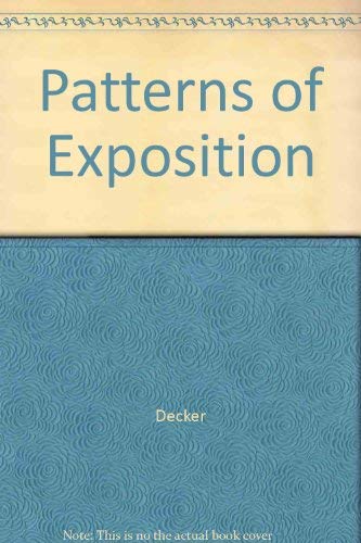 Stock image for Decker's Patterns of Exposition 12 for sale by Wonder Book