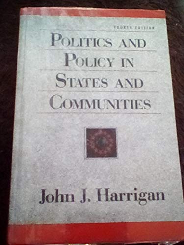 Imagen de archivo de Politics and Policy in States and Communities a la venta por More Than Words