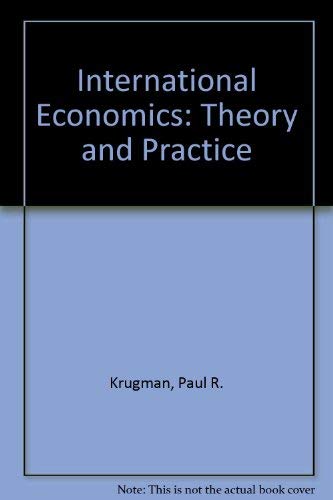 Stock image for International Economics: Theory and Policy for sale by dsmbooks