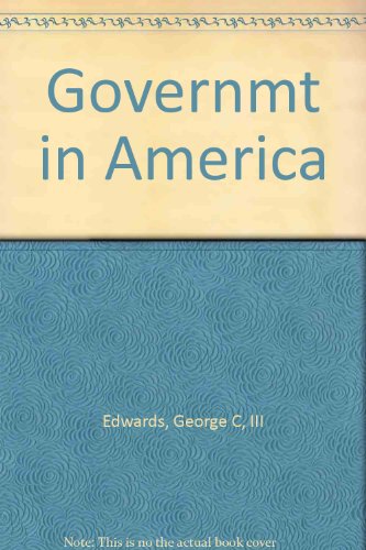 Stock image for Government in America for sale by Better World Books