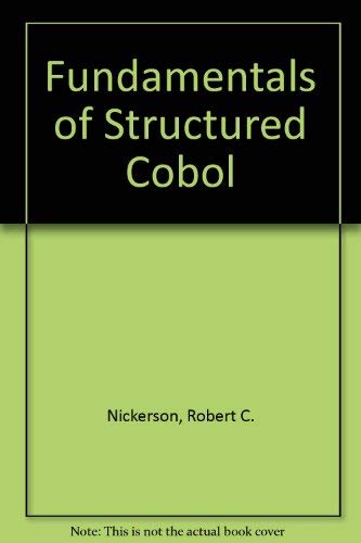 Stock image for Fundamentals of Structured Cobol for sale by WorldofBooks