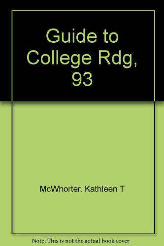 9780673522351: Guide to College Reading
