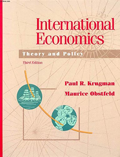 Beispielbild fr International Economics: Theory and Policy zum Verkauf von Wonder Book