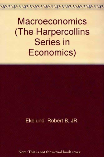 Imagen de archivo de Macroeconomics (The Harpercollins Series in Economics) a la venta por Aaron Books