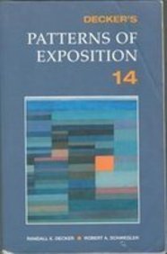 Patterns of Exposition (9780673523389) by Decker, Randall E.; Schwegler, R.A.