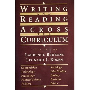 Stock image for Writing and Reading Across Curriculum for sale by Wonder Book