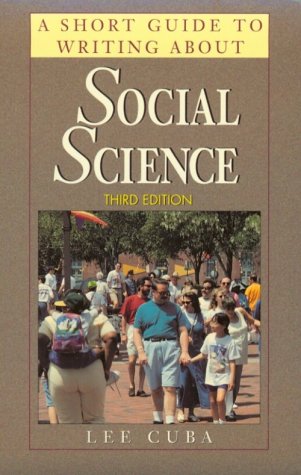 Imagen de archivo de A Short Guide to Writing About Social Science (The Short Guide Series) a la venta por Wonder Book