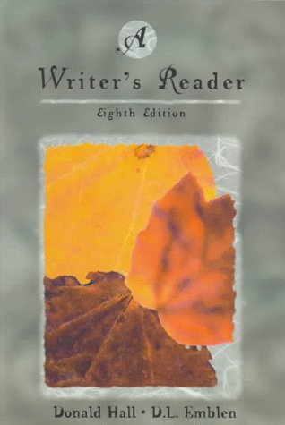 Beispielbild fr A Writer's Reader zum Verkauf von The Book Cellar, LLC