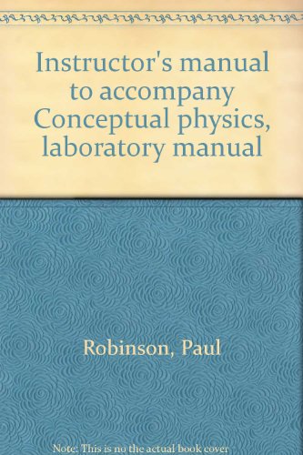 Beispielbild fr Instructor's manual to accompany Conceptual physics, laboratory manual zum Verkauf von HPB-Red