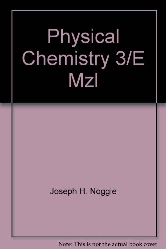 Stock image for Physical Chemistry 3/E Mzl for sale by BooksRun